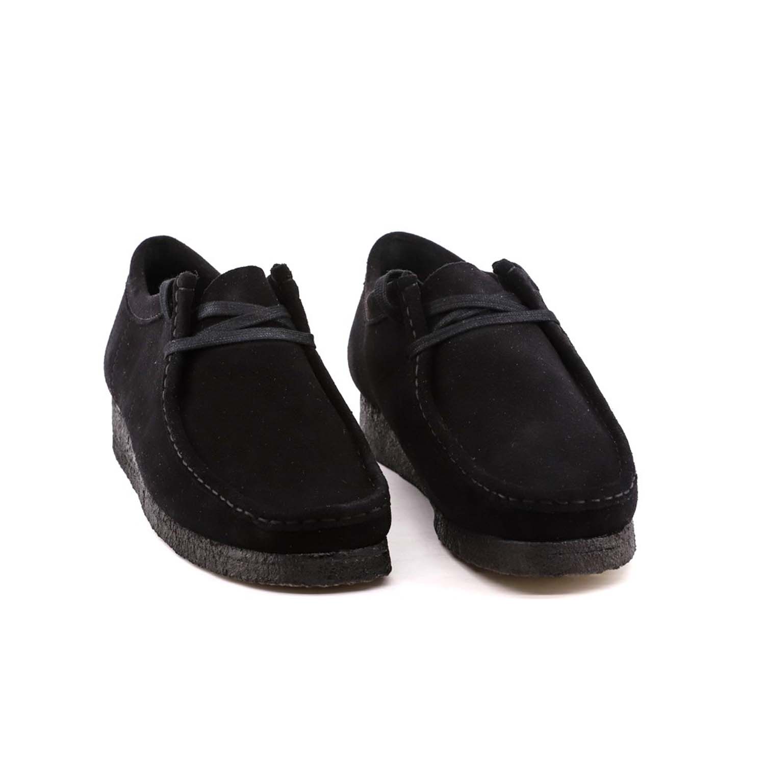 Clarks Wallabee Camoscio Nero