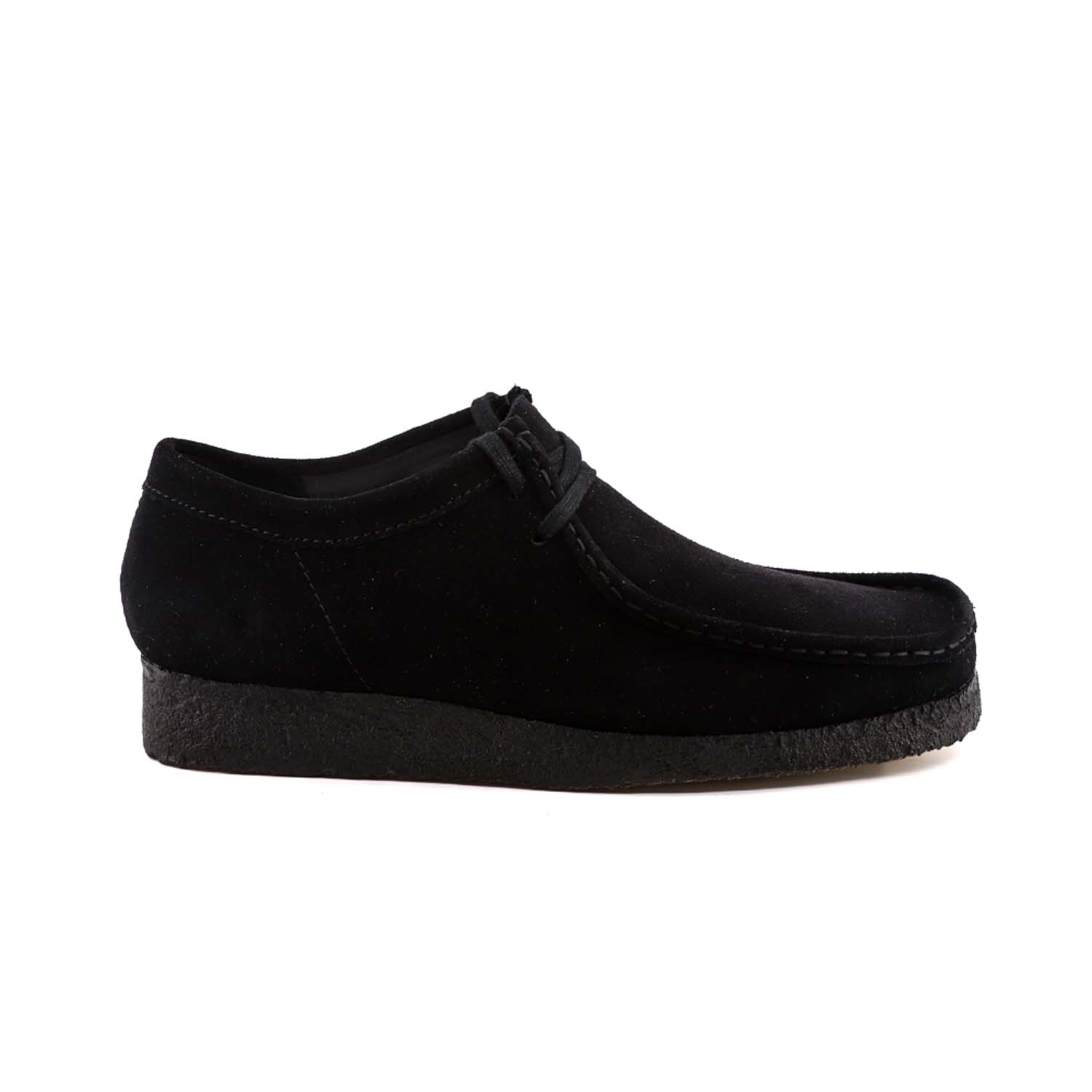 Clarks Wallabee Camoscio Nero