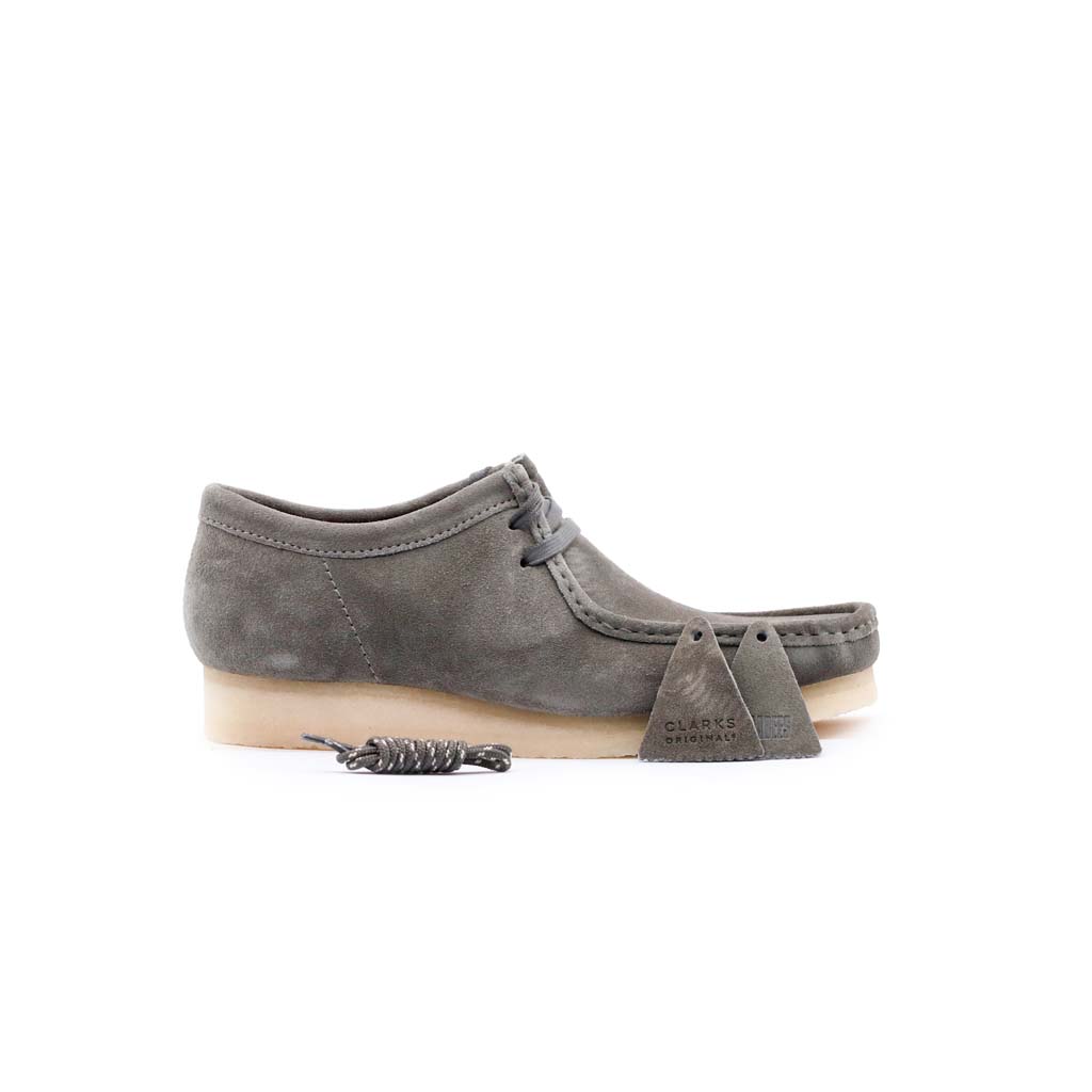 Clarks Wallabee Camoscio Grigio