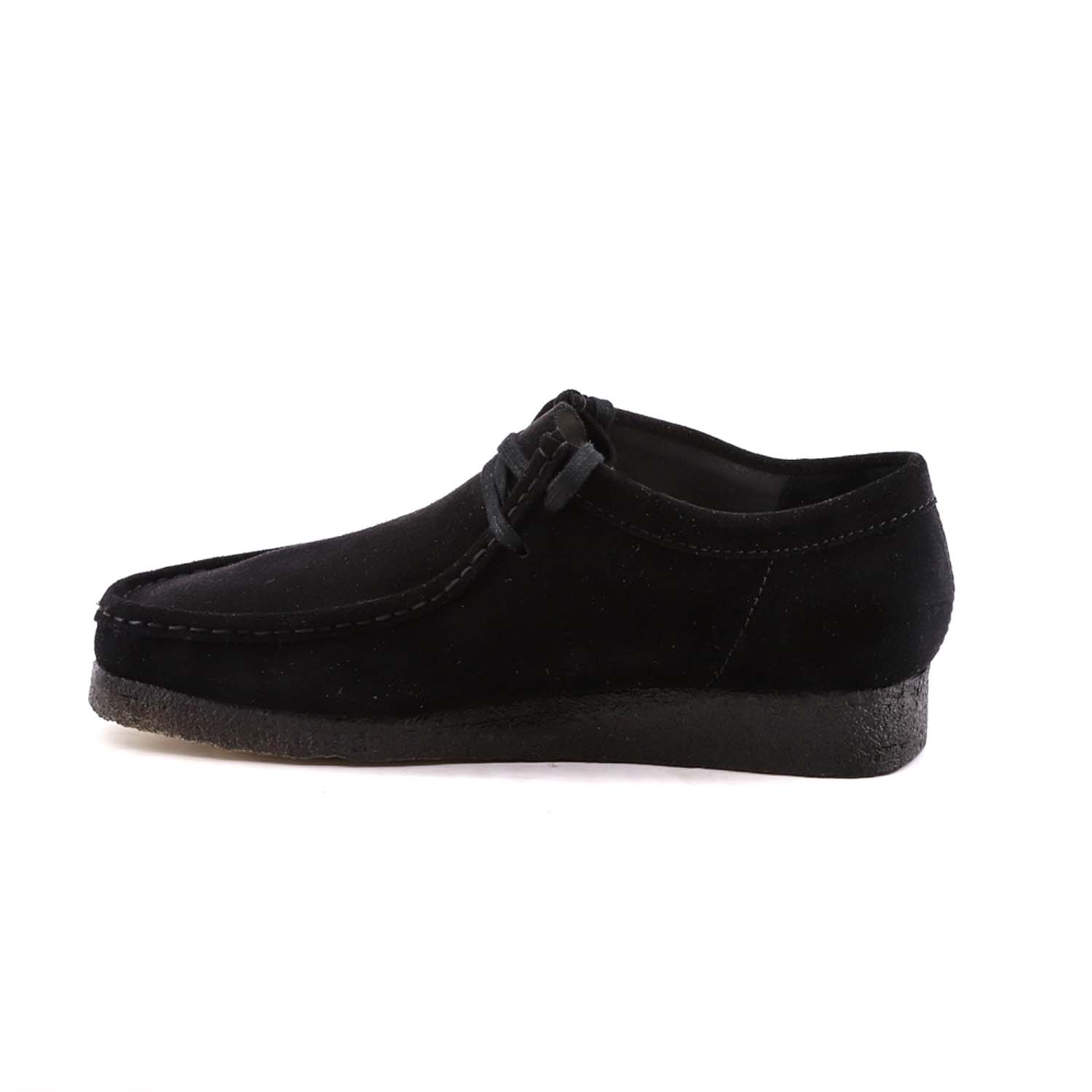 Clarks Wallabee Camoscio Nero